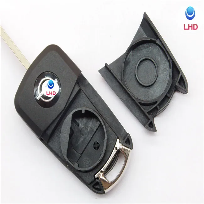 For Vauxhall Opel Vectra C Signum Auto Replacement Key Flip Remote Key Fob 3 Button 433-MHz PCF7946 Chip Car Key