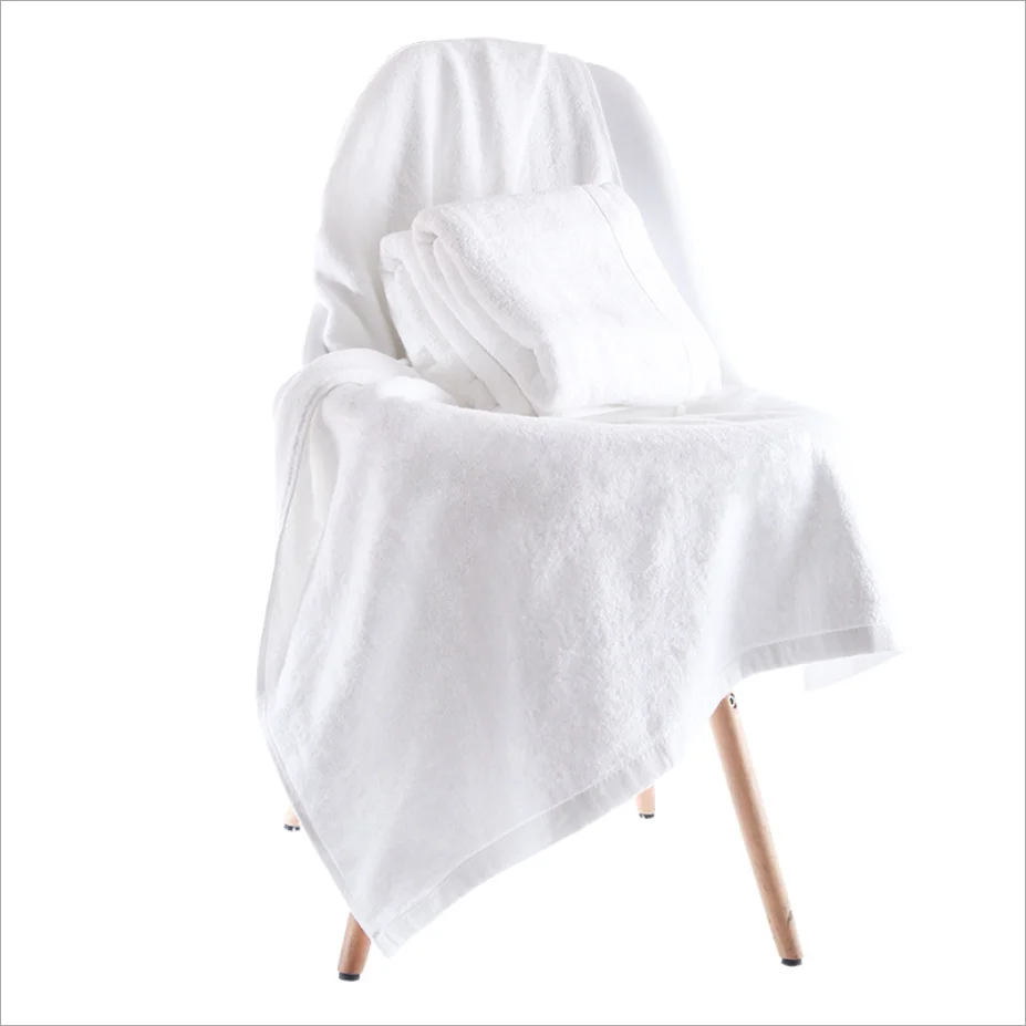 Cheap hot sale 100 cotton hotel bath towels 100% cotton 5 star hotel use white towels
