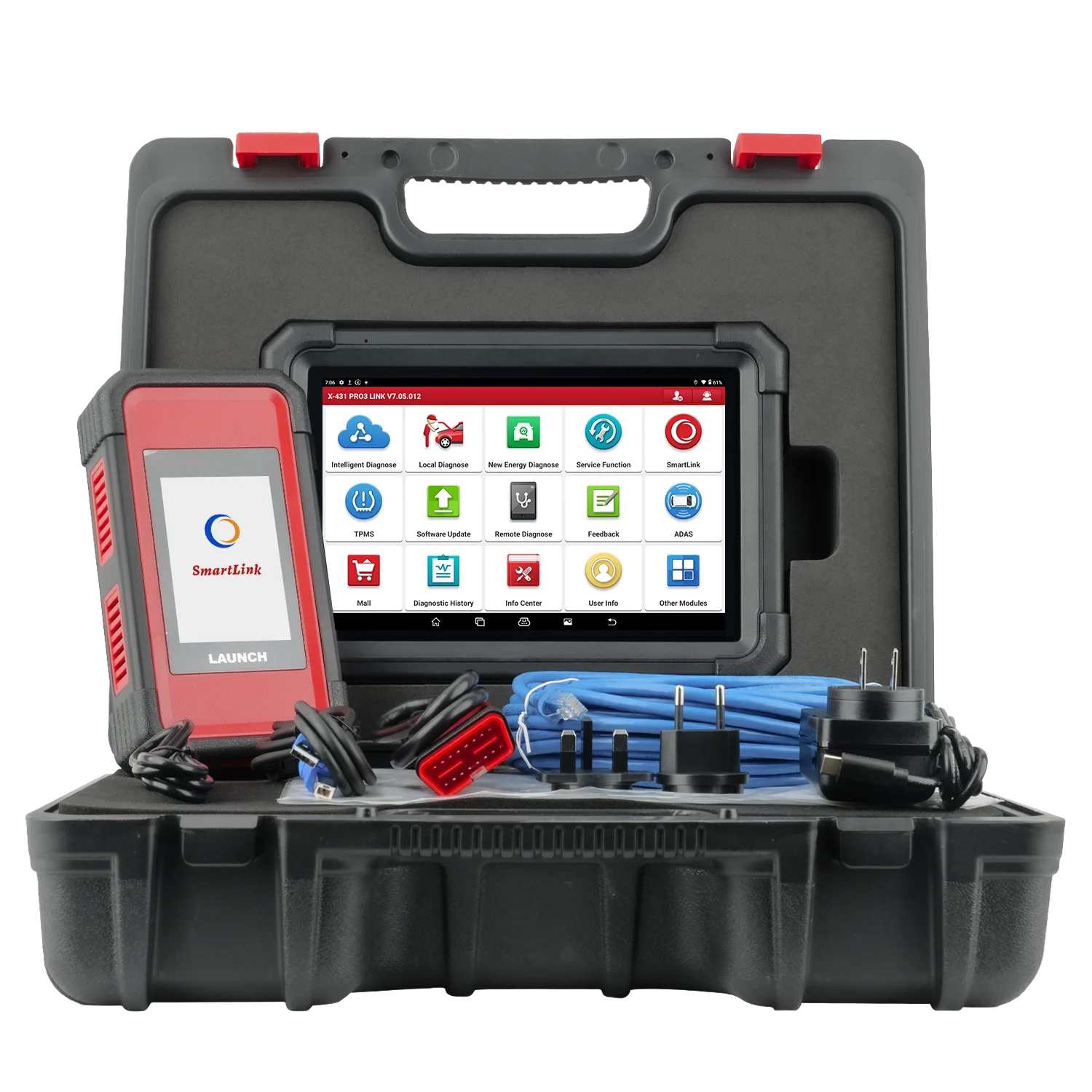 LAUNCH X431 PRO3S+ SmartLink  HD 12V Car/24V Truck/Heavy Duty 2 in 1 Diagnostic Tool OBDII Code Reader Auto Scanner