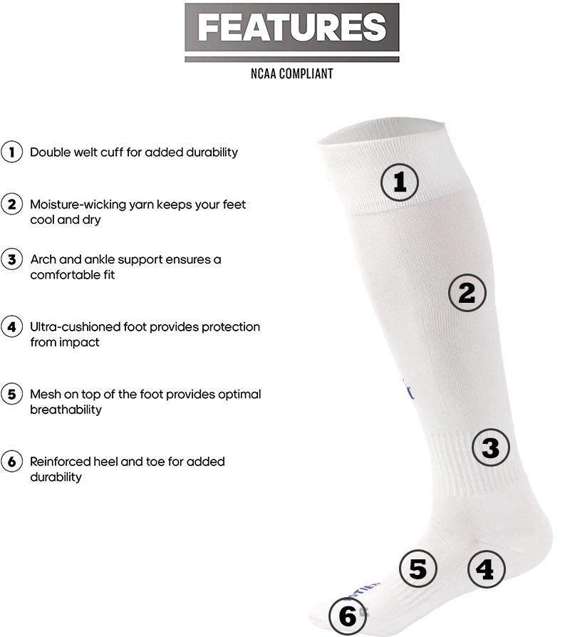 factory New hot  design polyester nylon socks Custom logo soccer  sport Football grip Socks