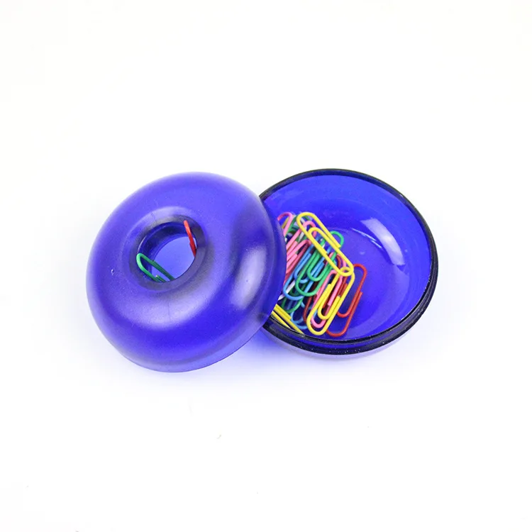 Горячая распродажа креативные канцелярские принадлежности 28 мм Скрепка Магнитная коробка для хранения Модный зажим держатель