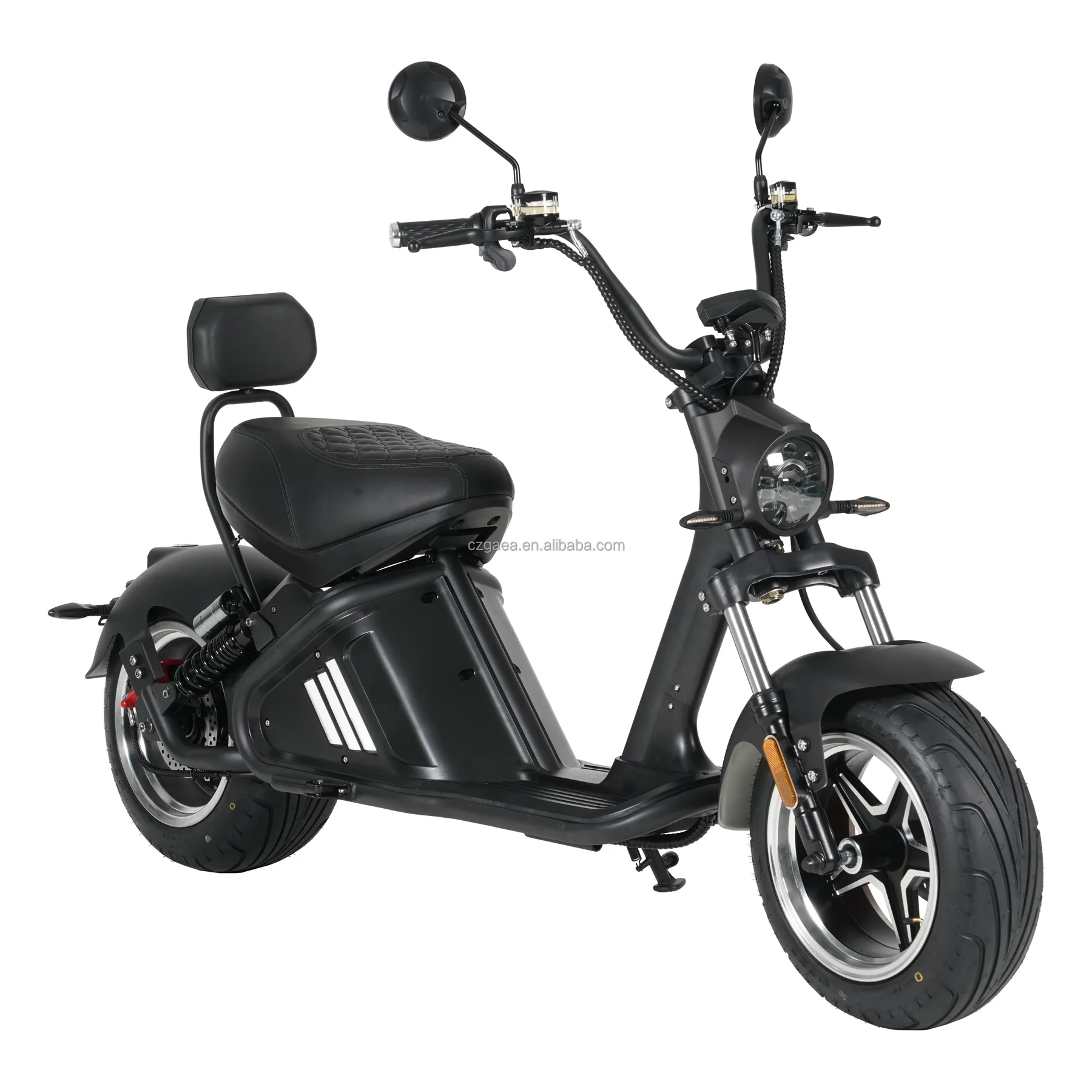 Eu Warehouse 3000w Citycoco Mangosteen M2 Chopper E Scooter 45 km/h COC 60V 40Ah Long Range Electric Moped