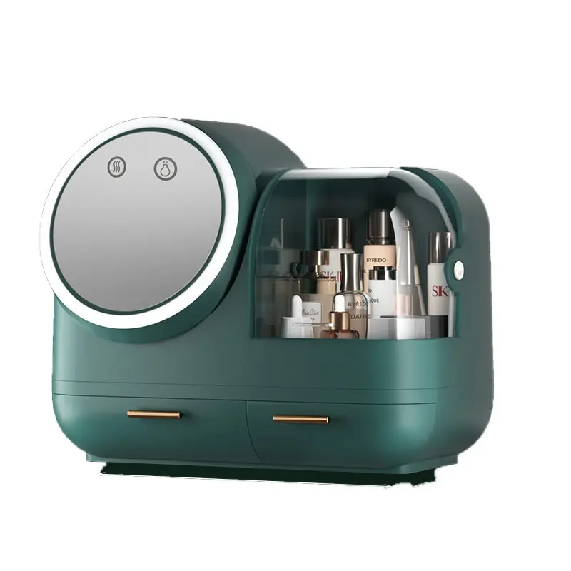 Wholesale cosmetics beauty ltem organizer makeup cosmetic storage box with drawer