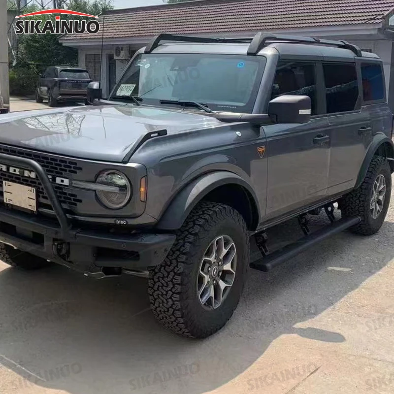 automatic side step electric foot pedals power exterior nerf bar foldable running board exterior accessories for Ford Bronco