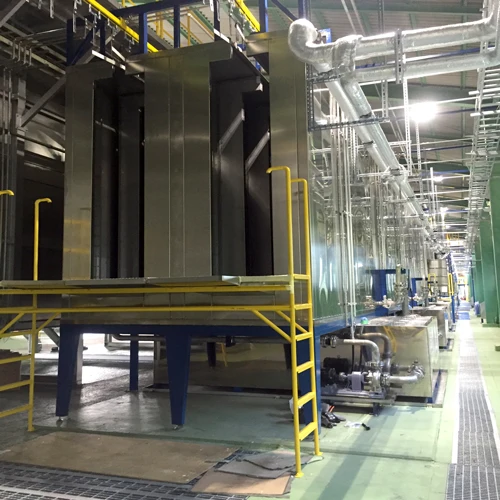 
Steel profile powder coating line automatic powder coating line system 