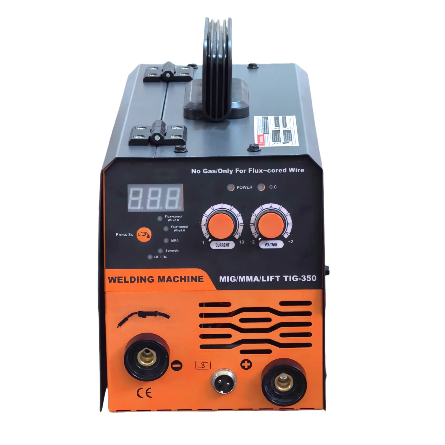 3 in 1 mma/mig/tig welders gasless flux cored welding machine