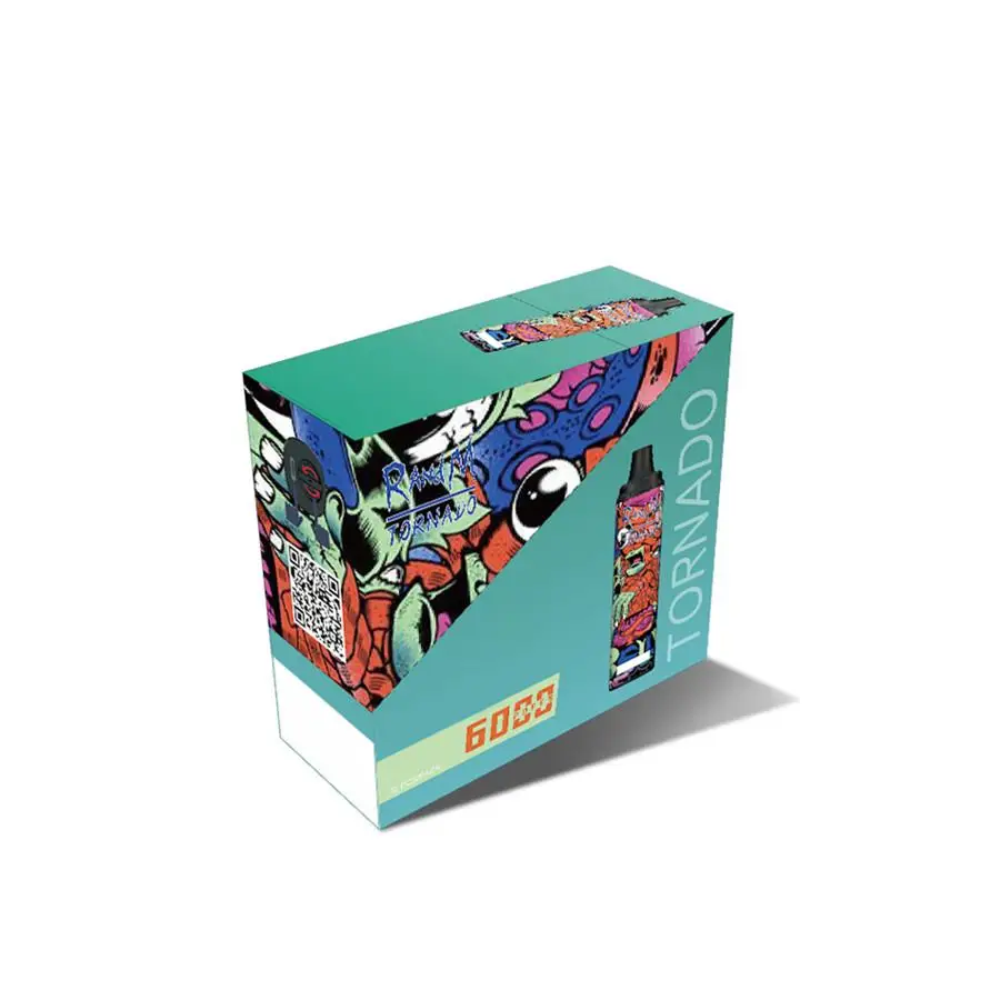 Fumot  Authentic RandM tornado Vape Pen 6000puffs mesh coil with adjustable airflow with fast shipment