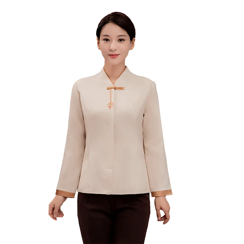 High quality hotel cleaning staff maids housekeeping uniform