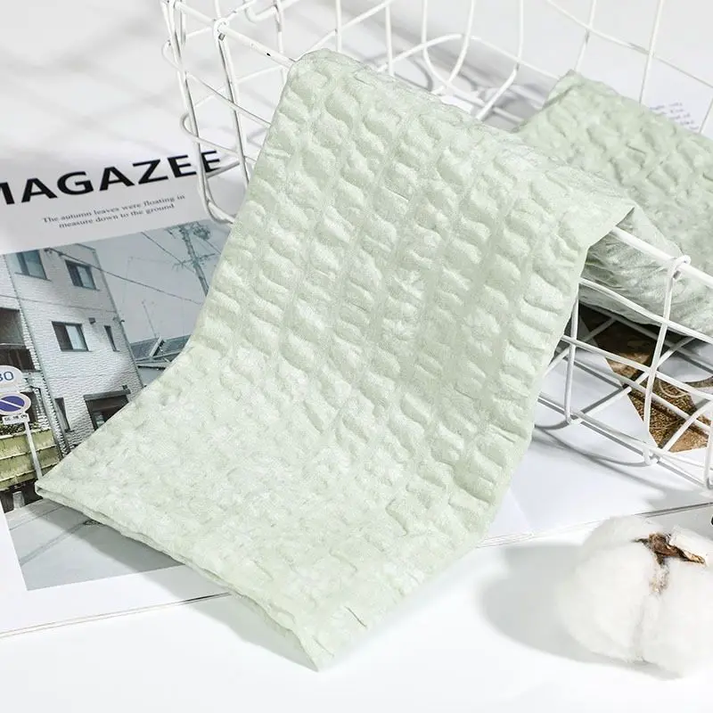 Wholesale 100% cotton gauze muslin crinkle fabric roll for baby cloth swaddle blankets