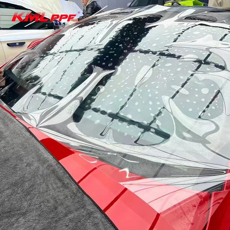 Car Window Tint 7.5 mil High Hydrophobic TPU Windshield Protection Film Anti Shatter Window Tint Film