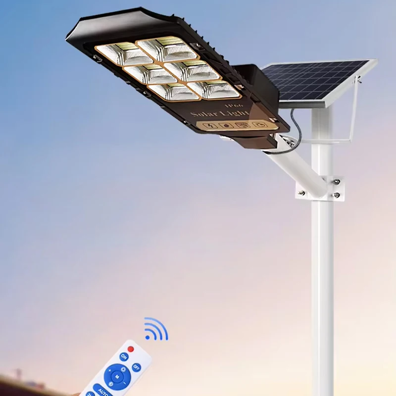 High Powered Road Streetlight Waterproof IP65 Outdoor Lamp 100W 200W 300W 400W 500W LED Solar Street Lights
