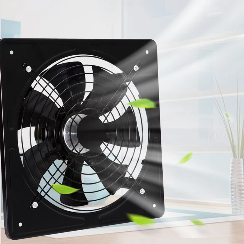 VANJIEN Top Quality Wall Mounted Axial Fan Kitchen Sill Powerful Large Wind Quiet Industrial Iron AC Wall Axial Fan