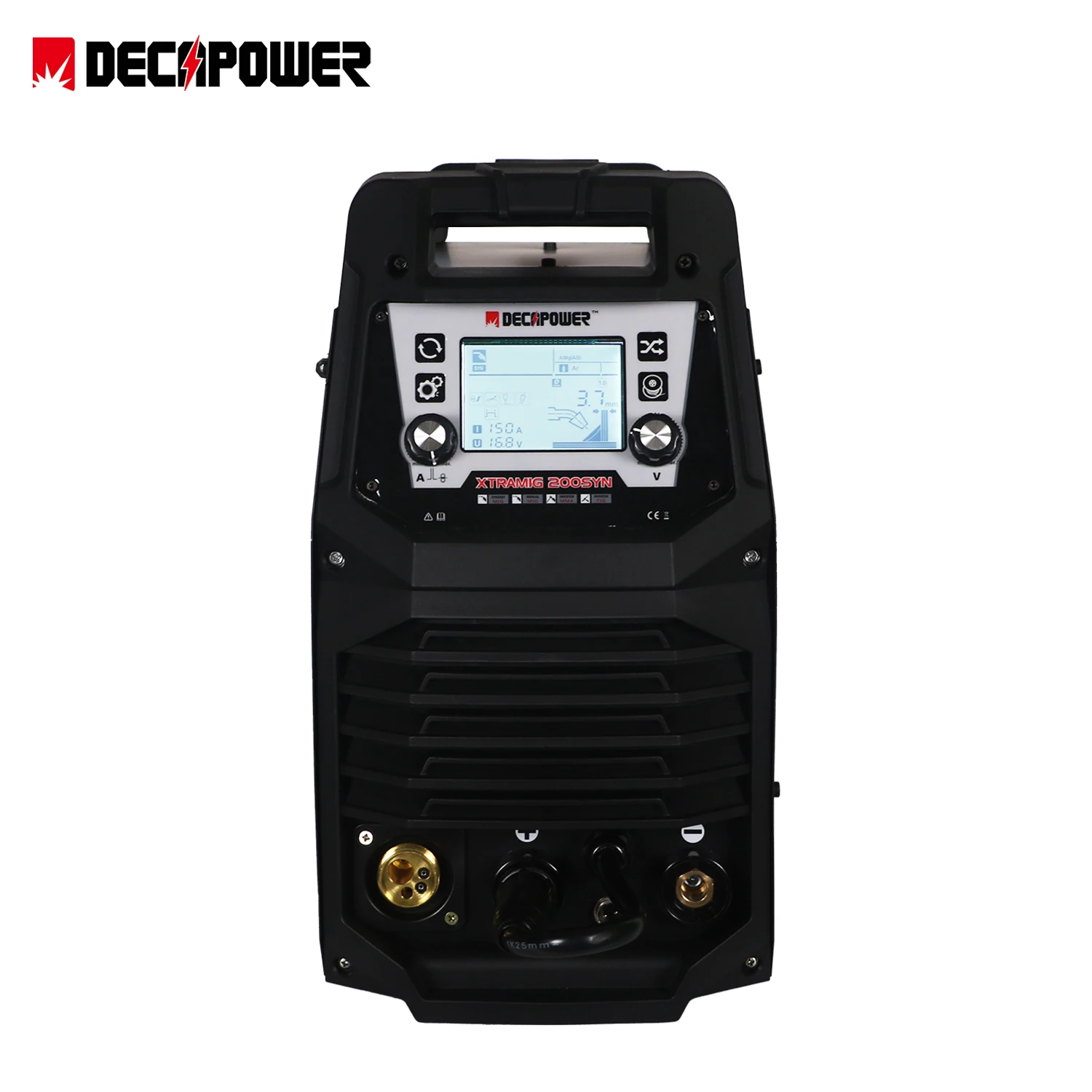 Decapower mig сварочный аппарат инвертор 200A mma tig без газа и алюминия микро-процесс
