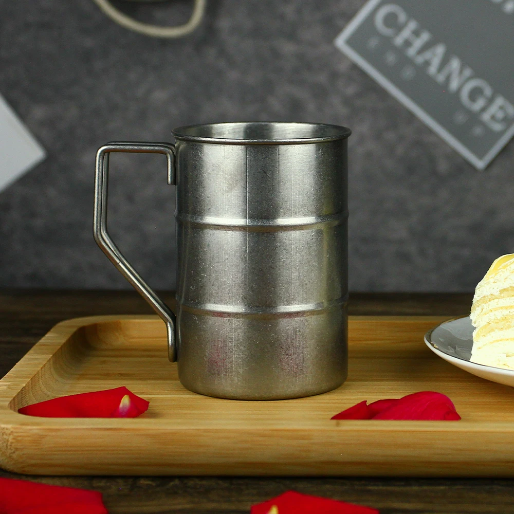 Healthy Unbreakable Premium Metal Water Hiking Stainless Steel Tea Mugs Toddlers Home Outdoor Activities Coffee Cup