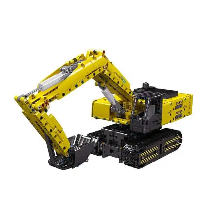 MOULD KING 15061 механический экскаватор инженерное приложение Детская сборка конструктор «сделай сам» модные игрушки