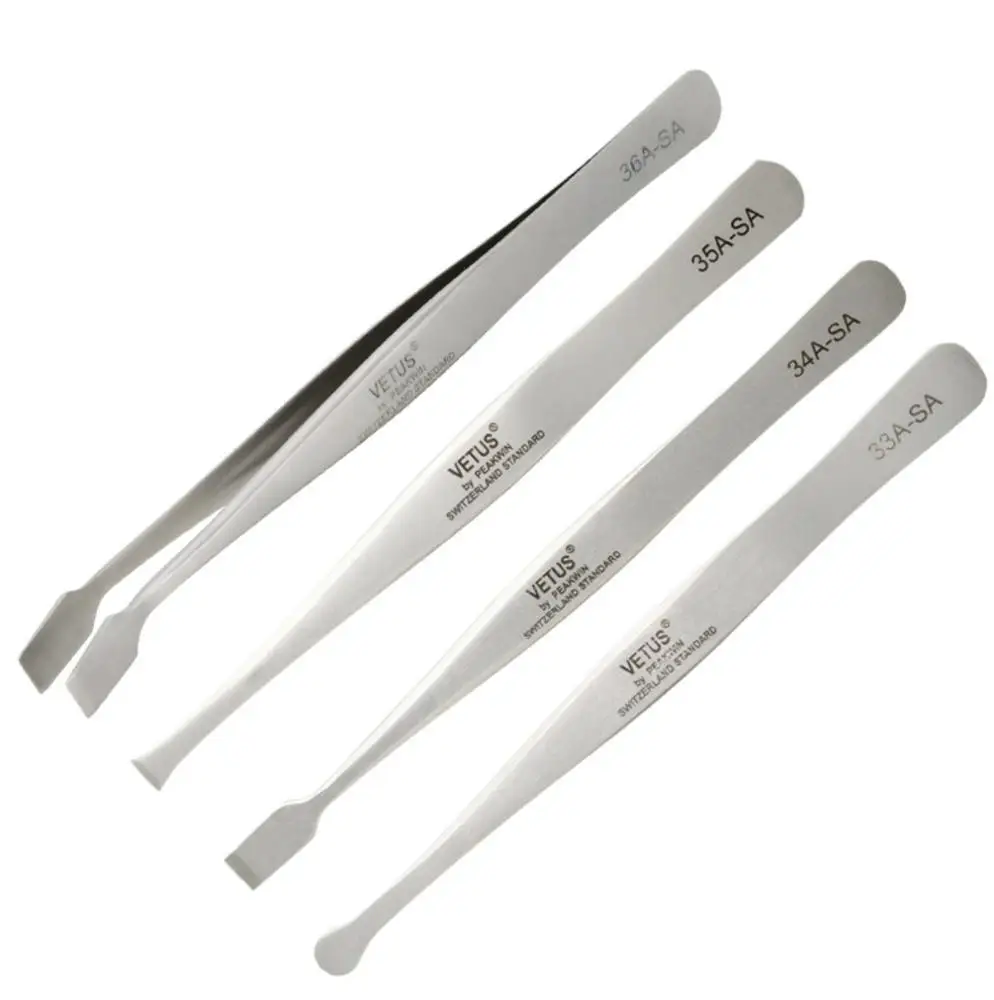 33-SA 34-SA 35-SA 36-SA Stainless Steel Stamp Tweezers
