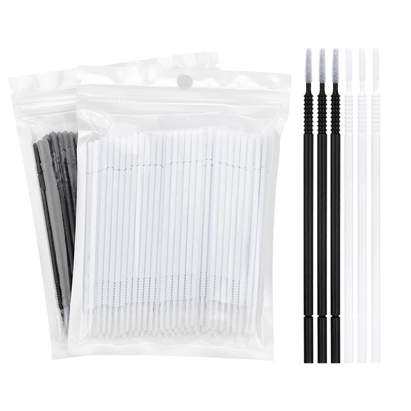 MASSA Wholesale disposable false eyelash grafting eyelash cleaning cotton swab beauty cosmetics long cotton swabs