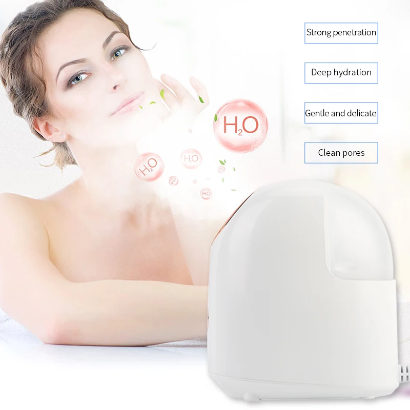 Deep Cleaning Facial Cleanser Beauty Electric Face Hot Steaming Device Thermal Sprayer nano ion facial steamer