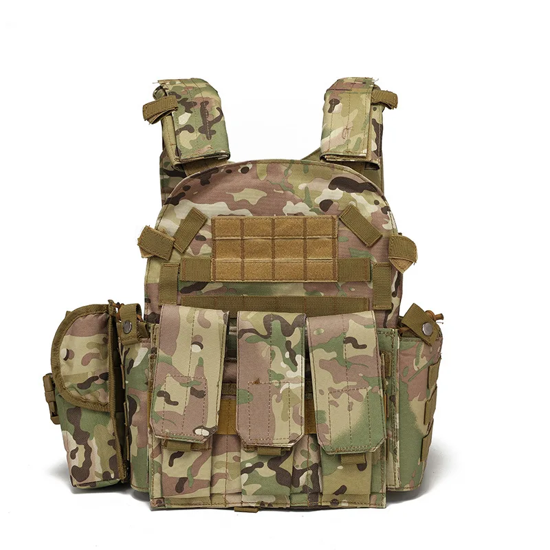 Jinfei Tactical Vest Molle 600D Nylon 6094 Hunting Plate Carrier Paintball CS Vest