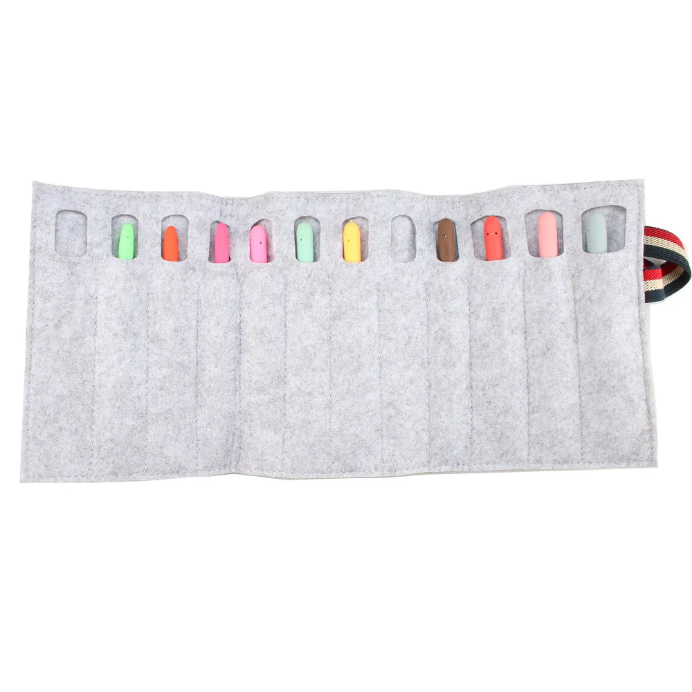 D&D Ergonomic Crochet Hooks Set with Case Sewing Tool Kit Accessory for Arthritic Hands Household Organizer for Bags Packing