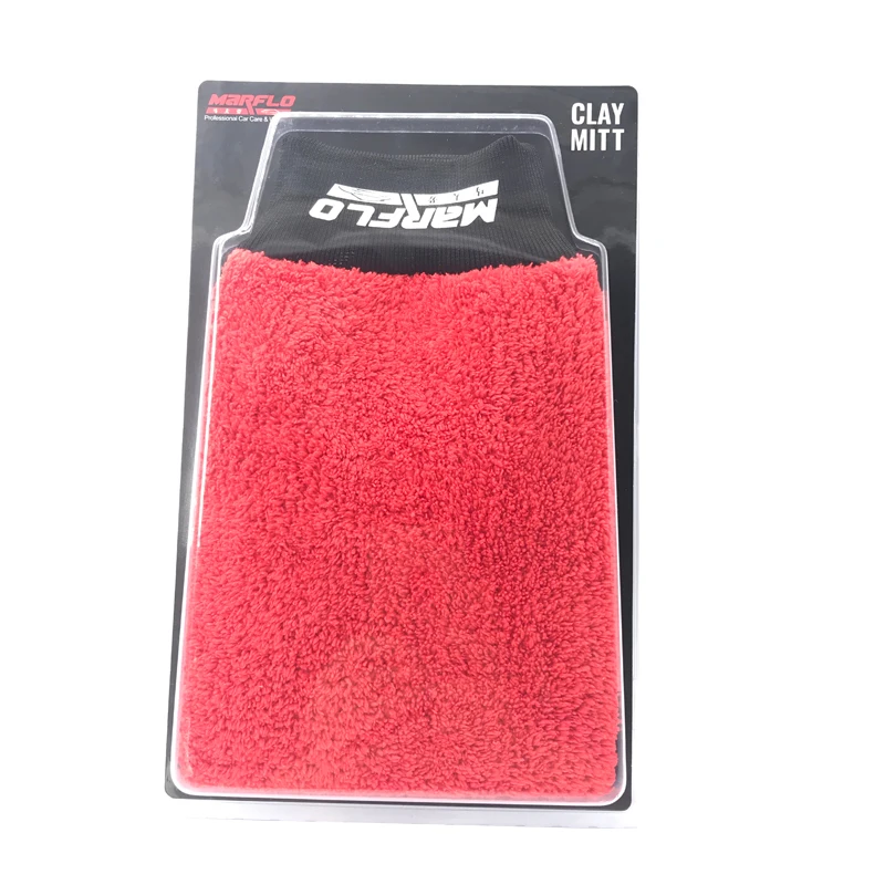 Marflo Cuff Clay Mitt Microfiber Magic Clay Bar and Mitt for Paint Care Car Wash Glove