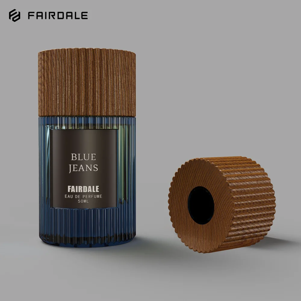 Оптовая продажа на заказ Роскошные распылительные многоразовые 30 мл 50 мл 100 мл пустые флаконы для духов с деревянной крышкой