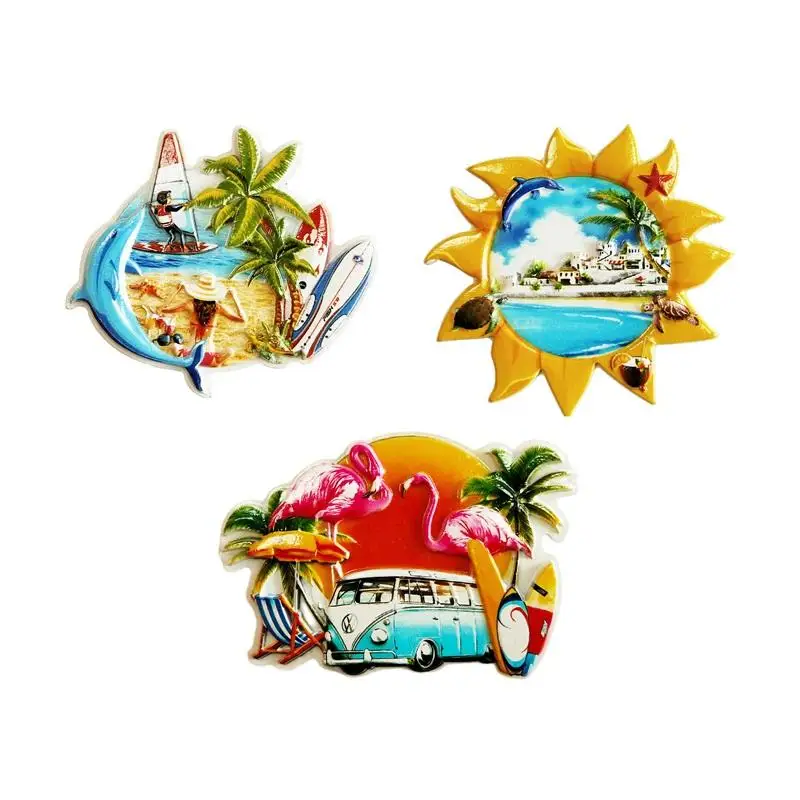 Customised logo resin 3d printing venezia italy souvenir fridge magnet venice refrigerator magnet