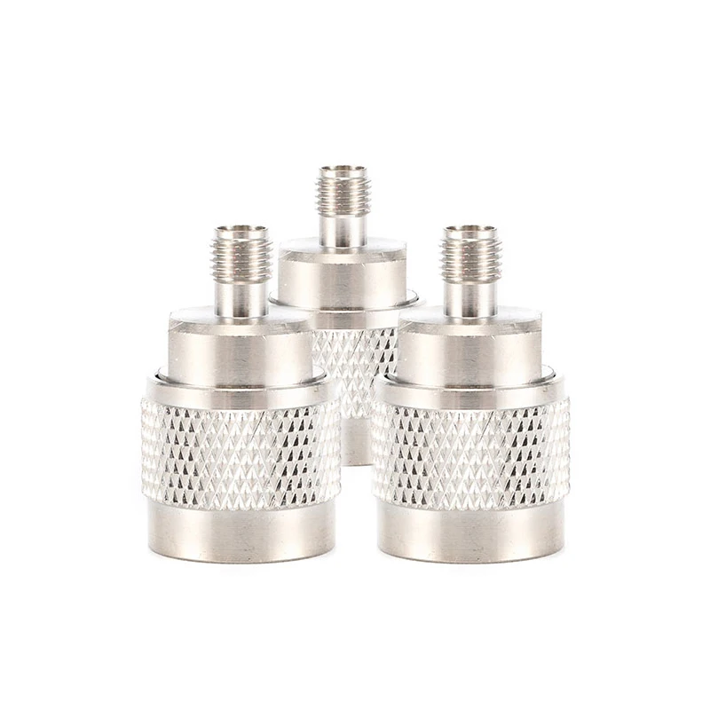 High quality cheap Brass nickel plated RF Adapter Series N male to SMA female RF Coax Adapter