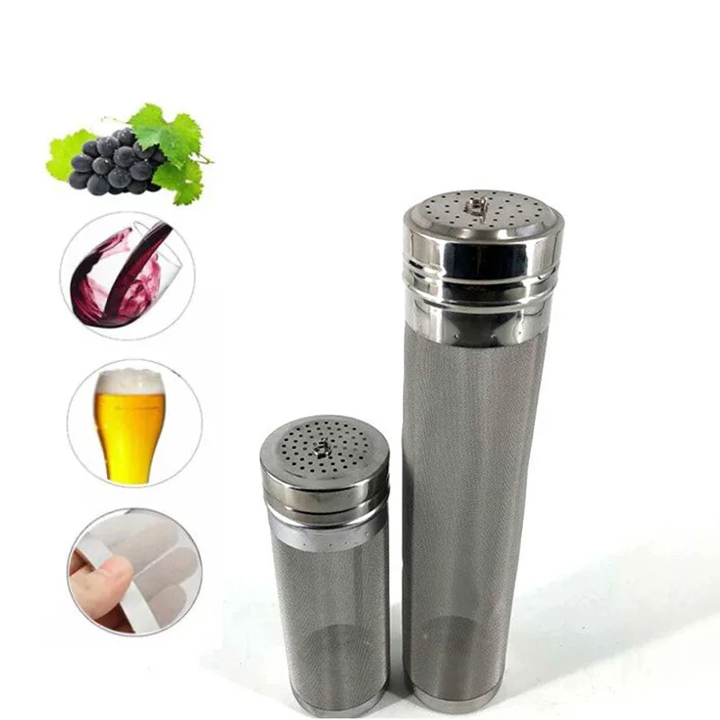 New Stainless Steel Filter Bag for Jelly Jams Wine Steel Beer  Wine Brewing Filter Hop Homebrew Barrel Dry