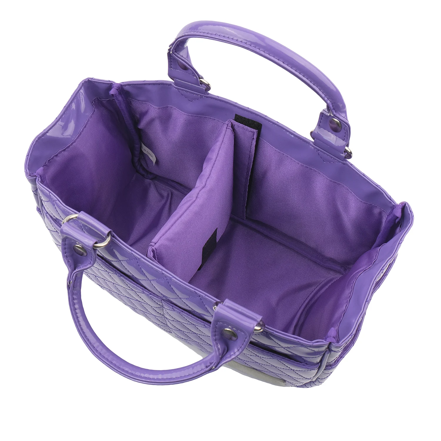 Trendy Design Quilted Handbag Purse for Wedding Party Recycled PU Travel Cute Beach Tote Bag with Divider for Women Ladies BSCI