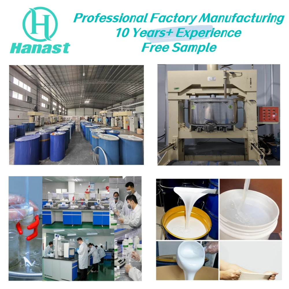 Free Sample Factory Supply Transparent Gypsum Concrete Pu Polyurethane Casting Cornice Rtv 2 Mold Liquid Silicone Rubber