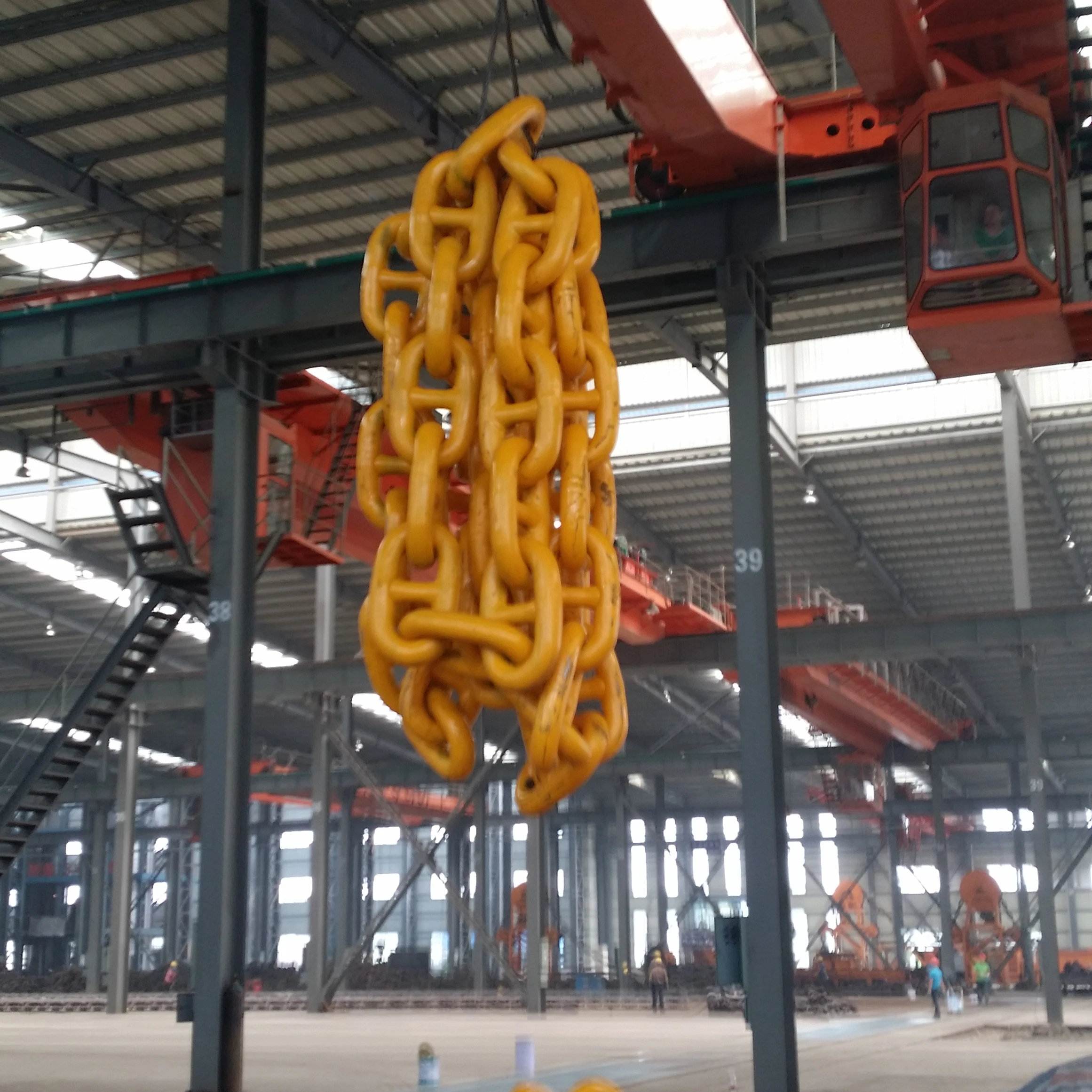 IACS certificate  anchor chain links with stud for offshore platform and boat
