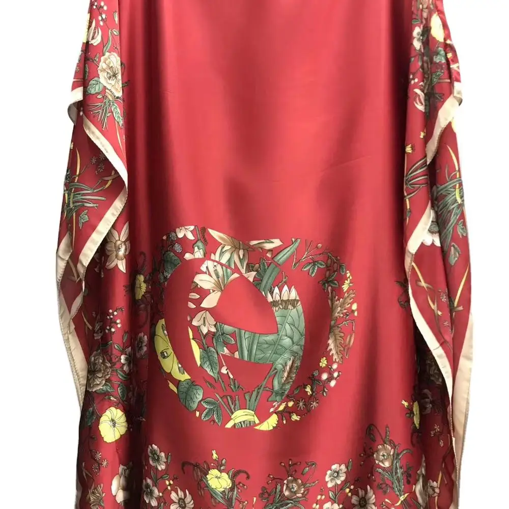 
silk 2020 new fashion luxury style multipurpose casual gown dress for fat women lady 