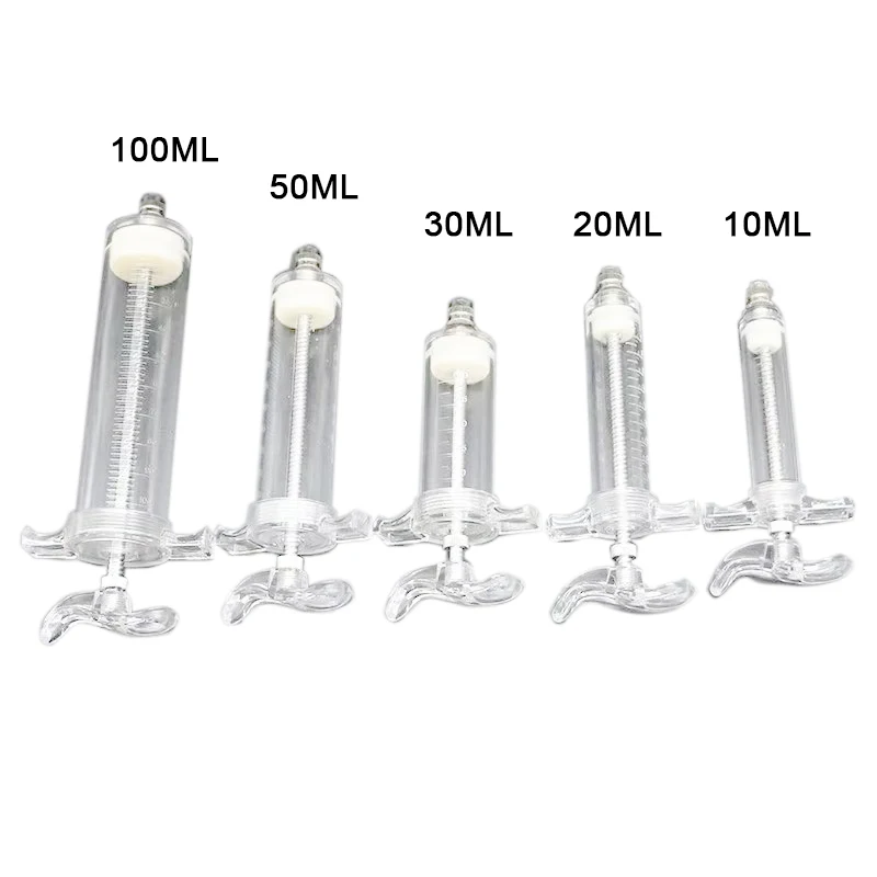 20ml Factory cattle sheep injector 20ml  TPX metal plastic steel syringes for animal use pig farm