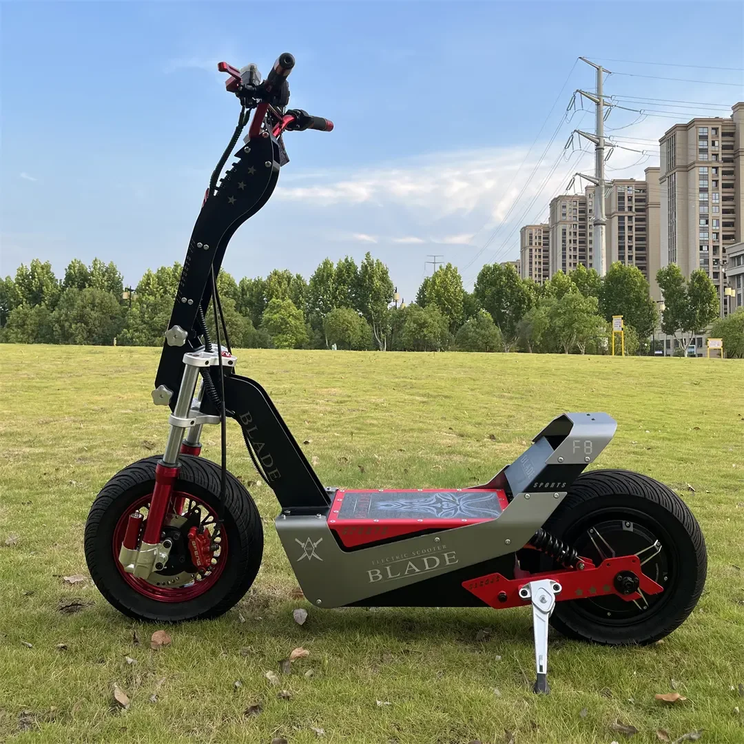 New Design Racing 15000Watt Qs Motor E Scooter 72V Big Tire 150Amp Controller Max Speed 120Km Adult Electric Scooter For Men