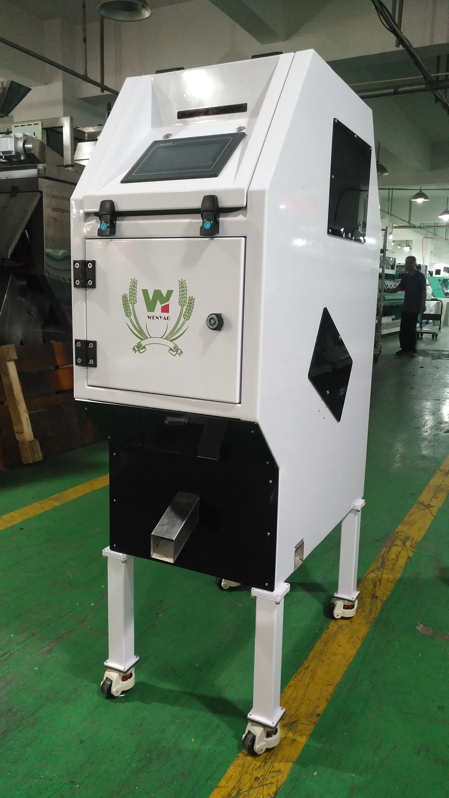 Mini rice colour sorter machine ccd rice color selector sorting for white parboiled rice with factory price