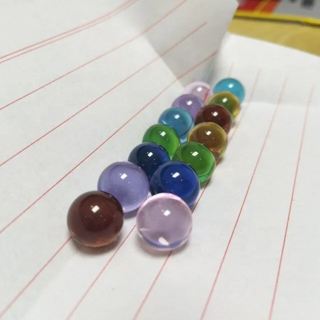  Низкая цена цветные желтые стеклянные шарики для украшения