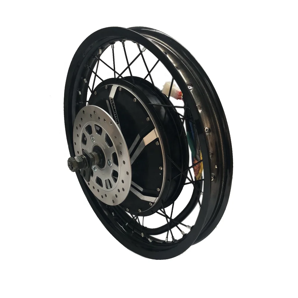 QS273 8000W 12000W 50H Electric Motorcycle Spoke Hub Motor V3 Type 200mm Drop Out