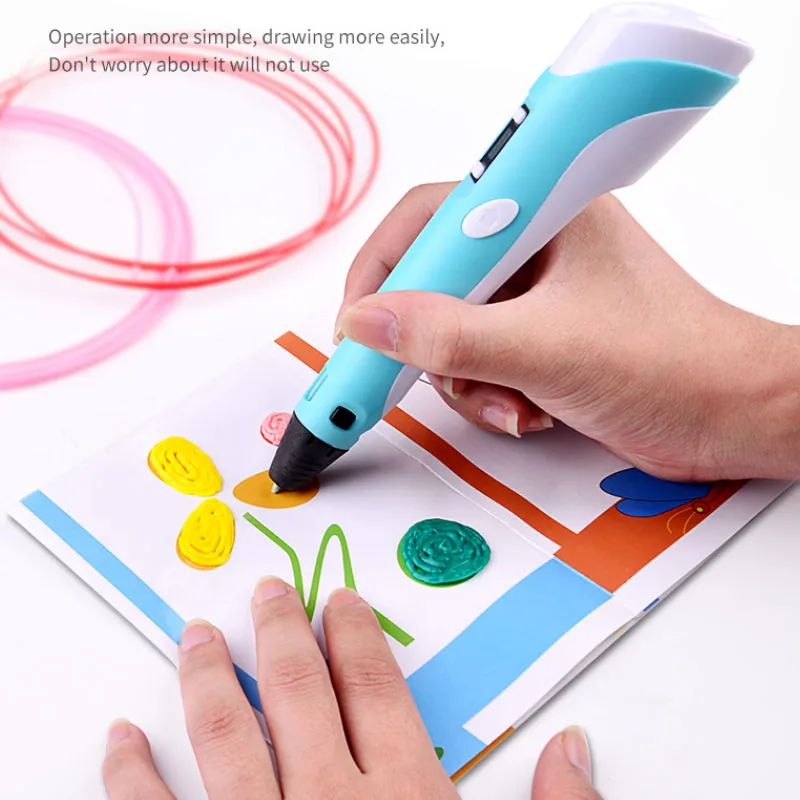 Cheap Price Oem Support Usb Wire Low Temperature Kids 3d Printing Pens with Speed Control 3d Drawing Pen