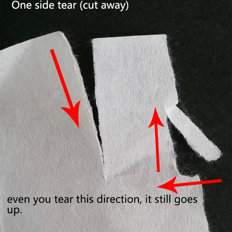 Waterproof Polyester Non Woven Tacking Paper Cut Away Stabilizer For Embroidery/Interfacing