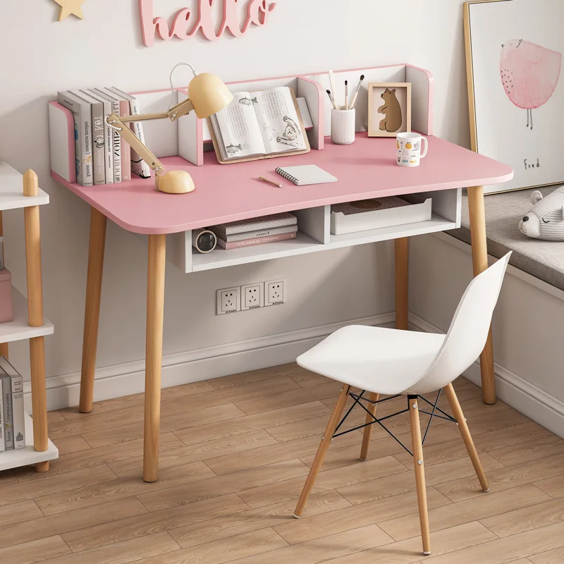 Готовый красочный детский простой дизайн современный письменный стол для офиса ПК компьютерный стол для Кабинета