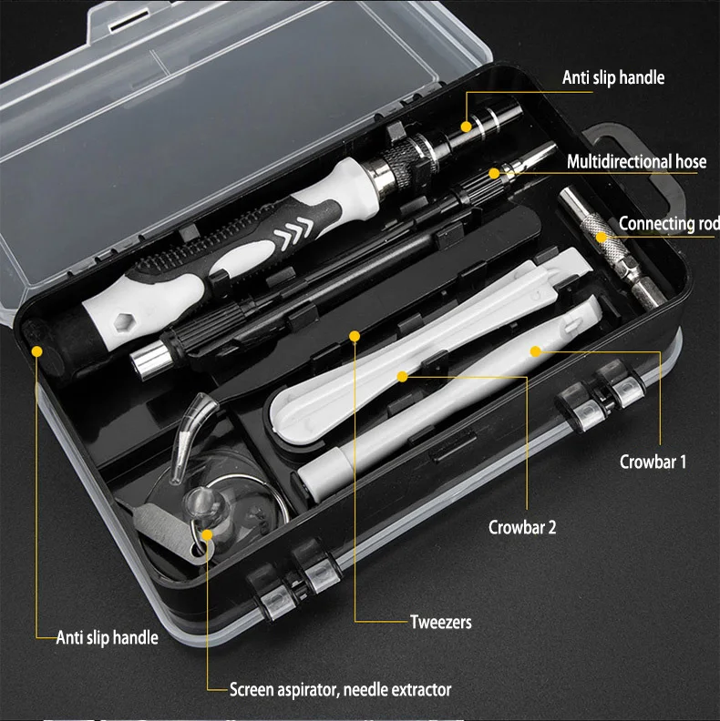 115 In 1multifunctional Screwdriver Set Computer Pc Mobile Phone Equipment Repair r Insulation Manual Household Tools