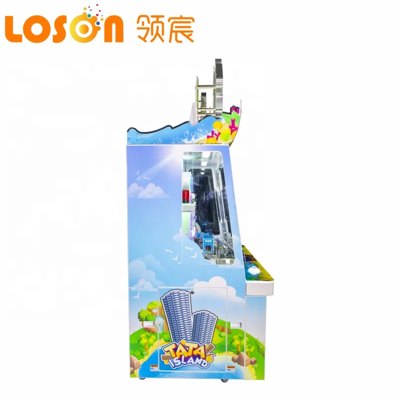 Push Coin Game for the Mall Arcade Two People Can Play Fun Game Coins Can Be Customized Change Sticker LOGO