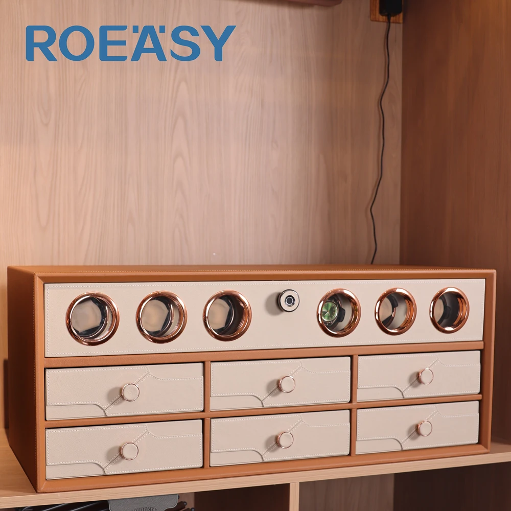 Роскошный прозрачный чехол ROEASY с 6 батареями