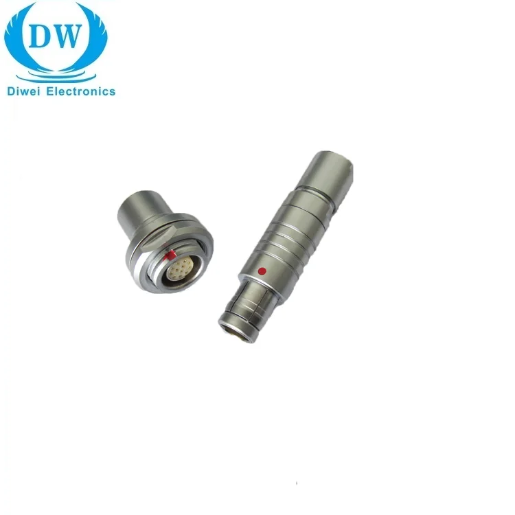 Factory automotive Lemos metal connector/FGG 3B/4B male push-pull self-locking connector