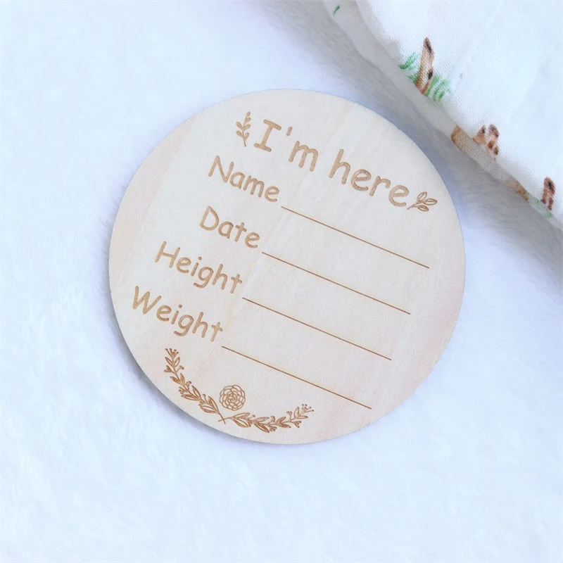 Customized Lion Cotton Yarn Comforting Towel Cute Shower Gift Set Milestone Muslin Blanket Baby Gift Box Set Newborn