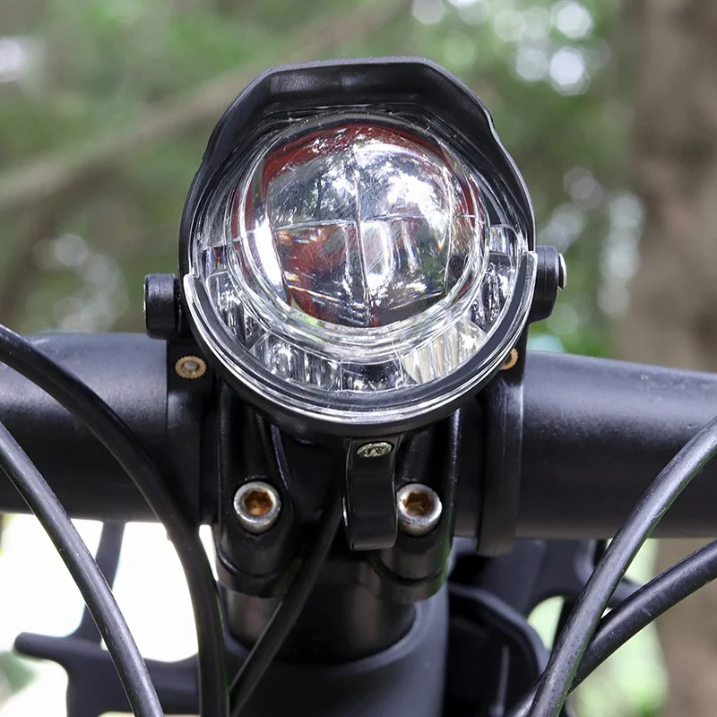 High brightness and durability fat electric bicycle horn headlights horn rear front light for 20 26 inch fat tire folding e-bike