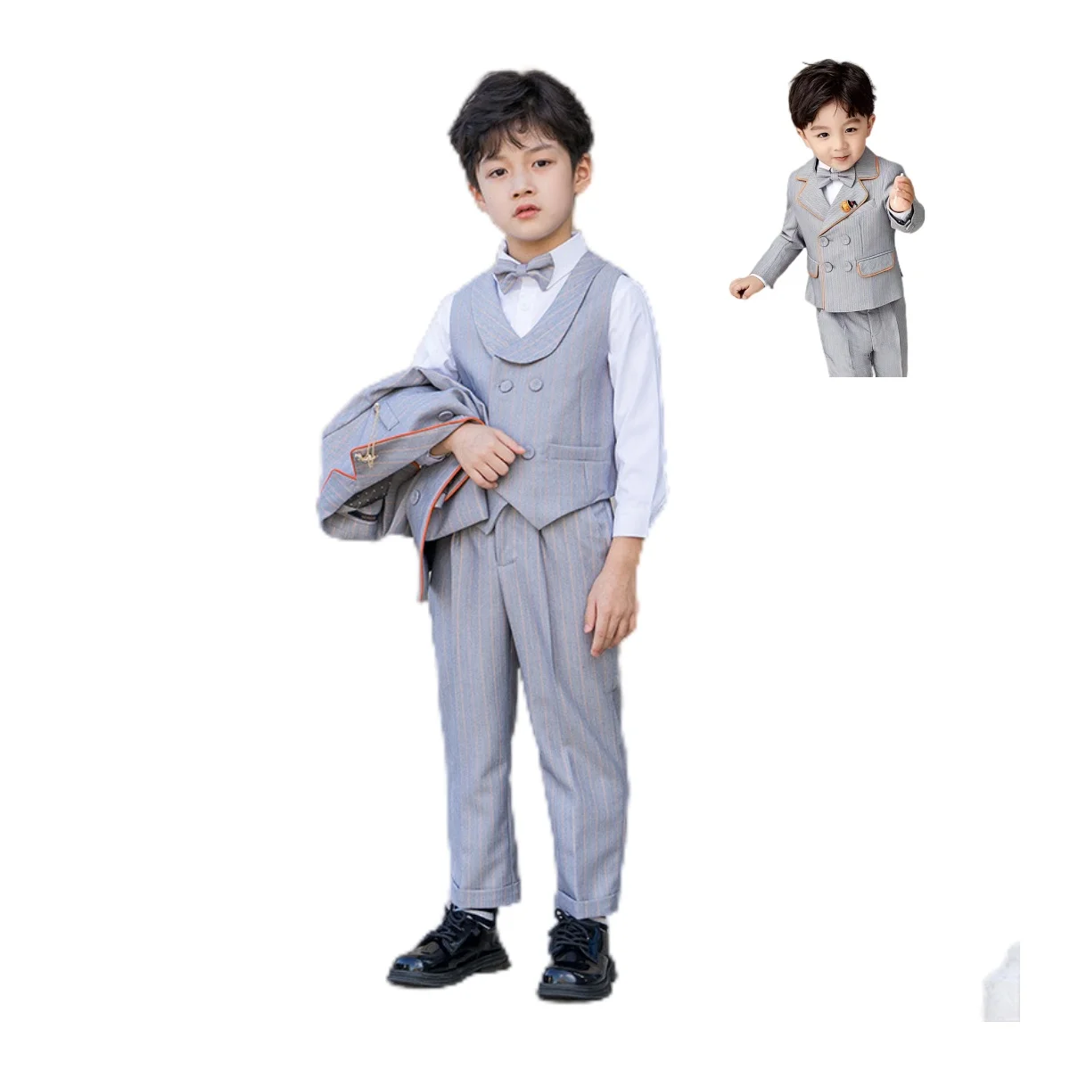 In stock 2024 wholesale hot sale baby sailor clothes clothes santa baby baby yarn clothes