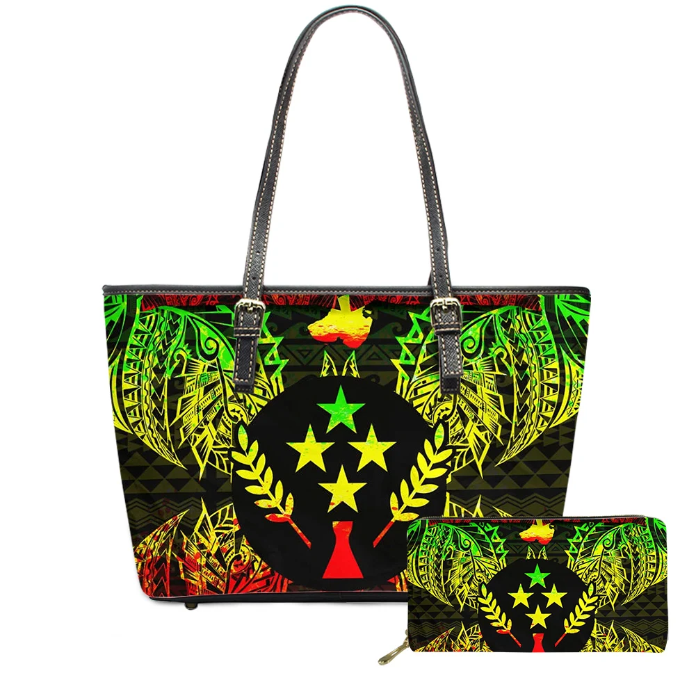
Kosrae Polynesian printed Handbags for women 2021 famous brand designer basg women handbags ladies purses beach bag leather tote 