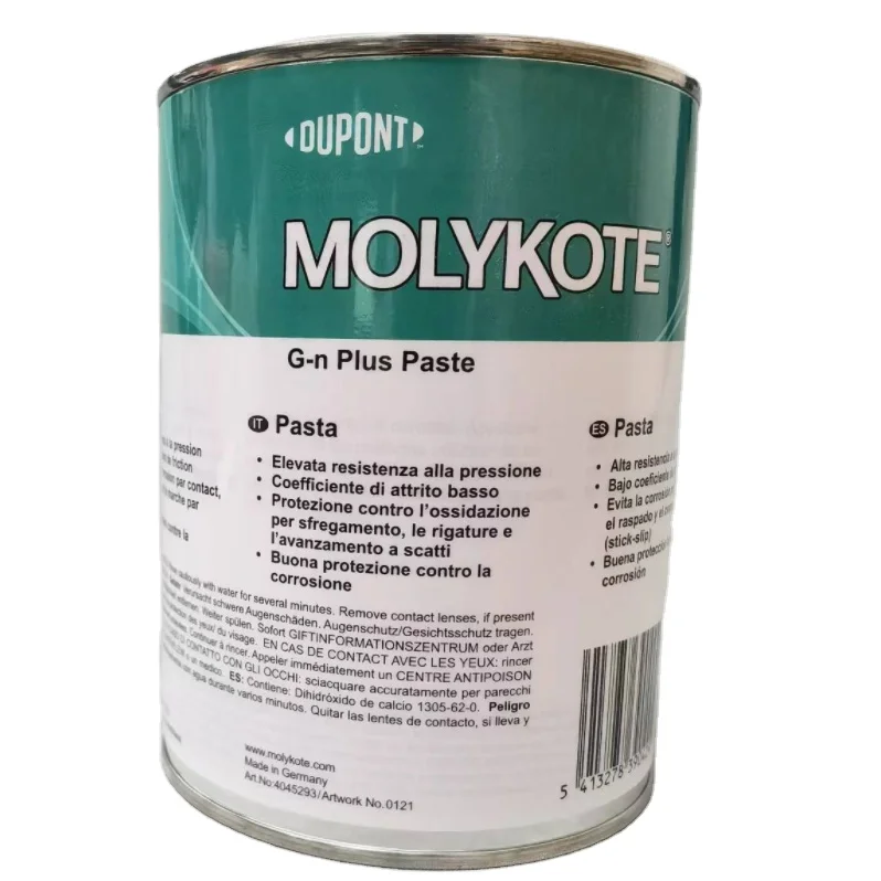 MOLYKOTE G-N Paste combination paste containing molybdenum disulfide, with superior resistance  to high loads